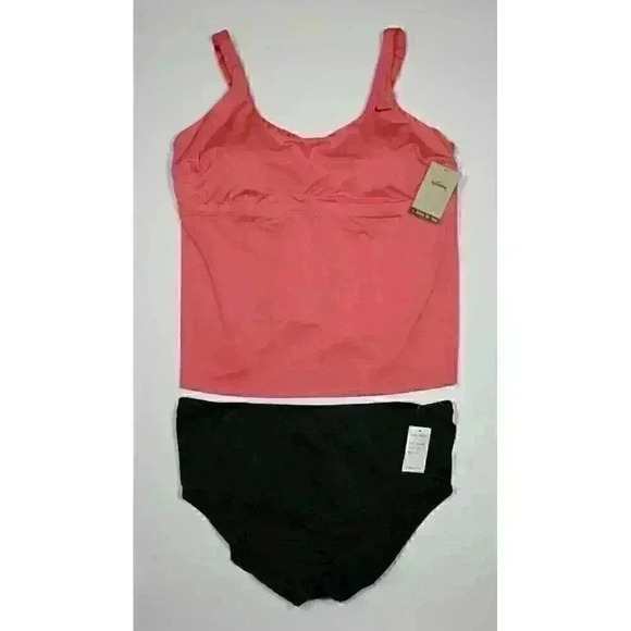 NEW! Nike Women's Plus 2X Essential Scoop-Neck Tankini Top & Bottom Set NWT $112 - Picture 1 of 3